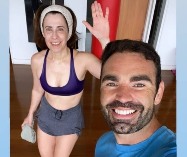Fernanda Torres e Chico Salgado (Foto: Reprodução/Instagram)
