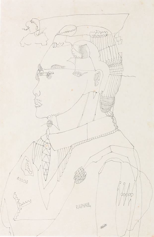 Sem título (retrato de Abraham Palatnik), 1948, Raphael Domingues (Foto: divulgação)