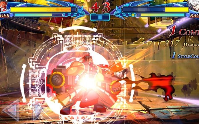 Jogo de luta e RPG com os personagens de BlazBlue está todo em português! (Foto: Reprodução / 91Act)