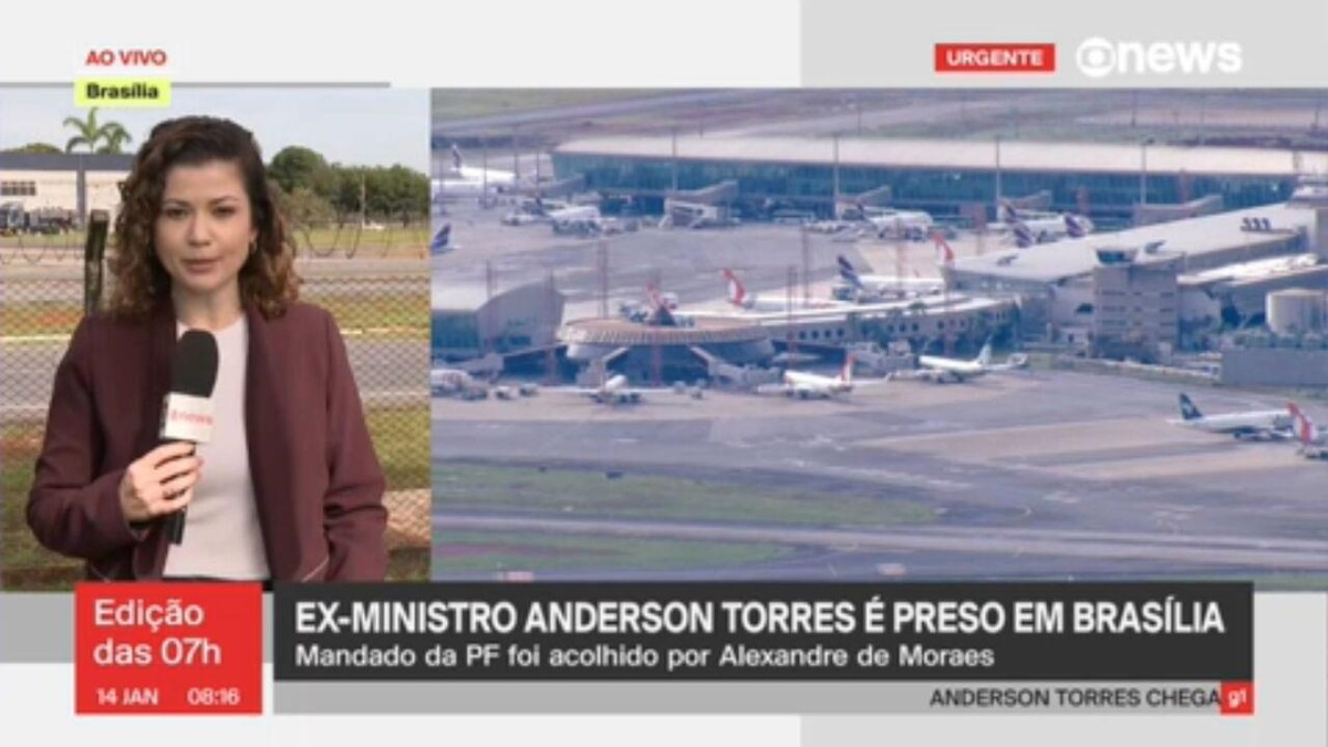 Anderson Torres é Preso Pela Polícia Federal Após Chegar A Brasília Distrito Federal G1 