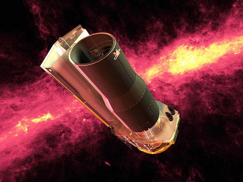 Aposentado pela Nasa em janeiro de 2020, o Telescópio espacial Spitzer é especializado em detectar radiação infravermelha, o que lhe permitiu localizar supernovas até então obscurecidas pela poeira  (Foto: NASA/JPL-Caltech)