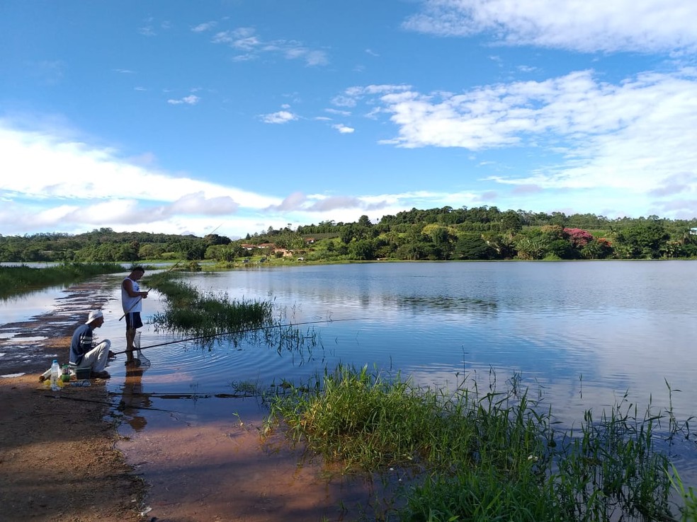 Represa do Rio Jundia&iacute;, em Mogi das Cruzes &mdash; Foto: Alessandro Batata/TV Di&aacute;rio