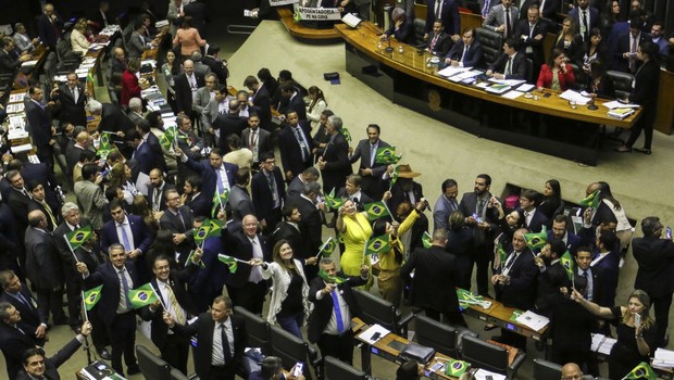 Plenário da Câmara durante votação da reforma da Previdência (Foto: Fabio Rodrigues Pozzebom/Agência Brasil)