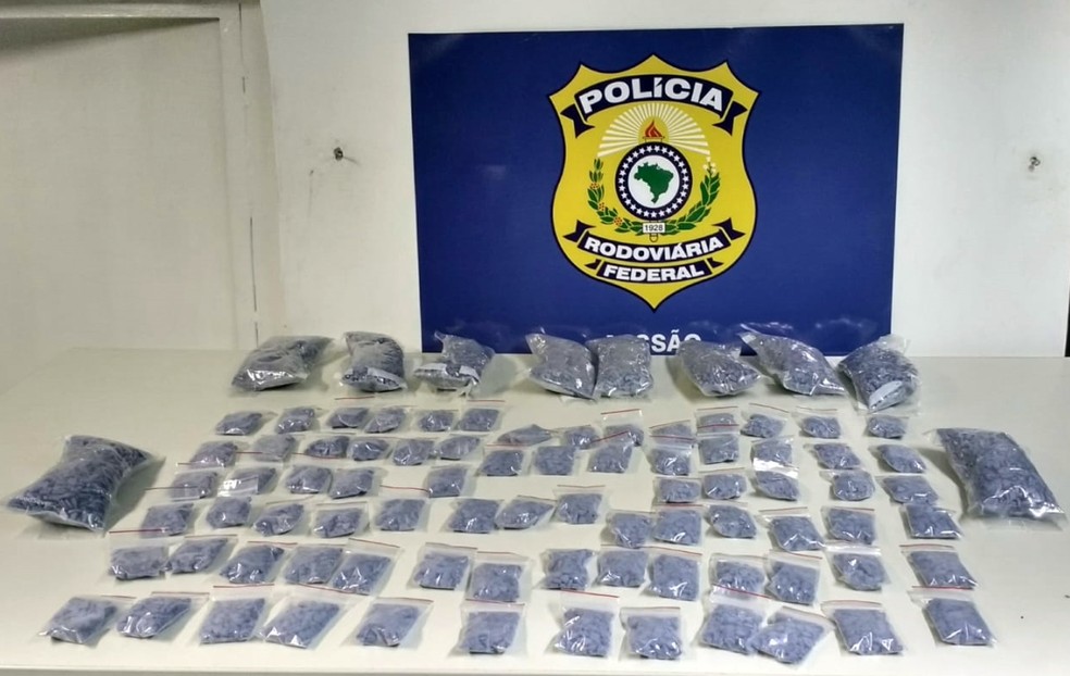 PolÃ­cia apreende R$ 1 milhÃ£o em comprimidos de ecstasy na FernÃ£o Dias (Foto: PolÃ­cia RodoviÃ¡ria Federal)