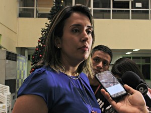 Delegada Tamara Albano disse que 2016 superou ano passado na apreensão de drogas  (Foto: Ísis Capistrano/ G1 AM)