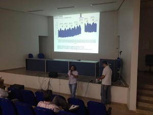 Resultados da pesquisa estão sendo divulgados em um seminário em Macapá (Foto: John Pacheco/G1)