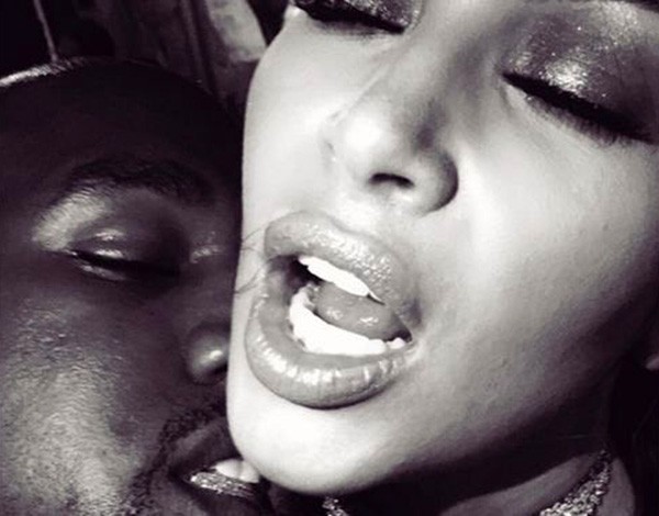 Kim Kardashian e Kanye West (Foto: Instagram)