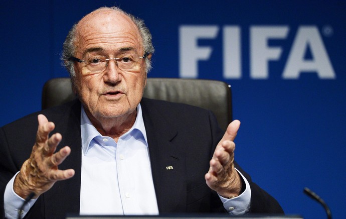 Blatter Coletiva FIFA (Foto: EFE)