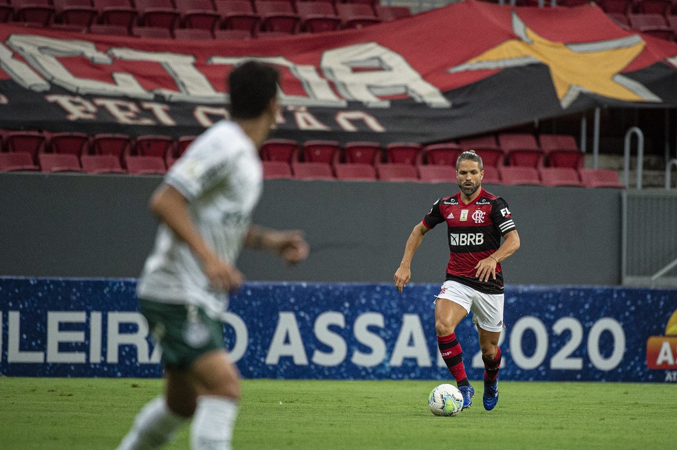 Diego Ribas teve boa atuação — Foto: Alexandre Vidal / Flamengo