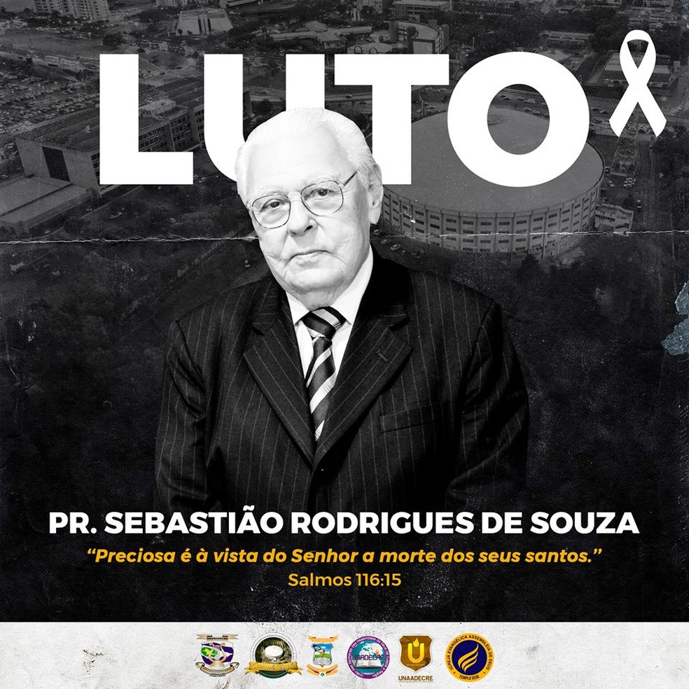 A União de Mocidade das Assembleias de Deus de Cuiabá e Região (Umadecre) fez uma postagem no Facebook lamentando a morte do pastor — Foto: Facebook