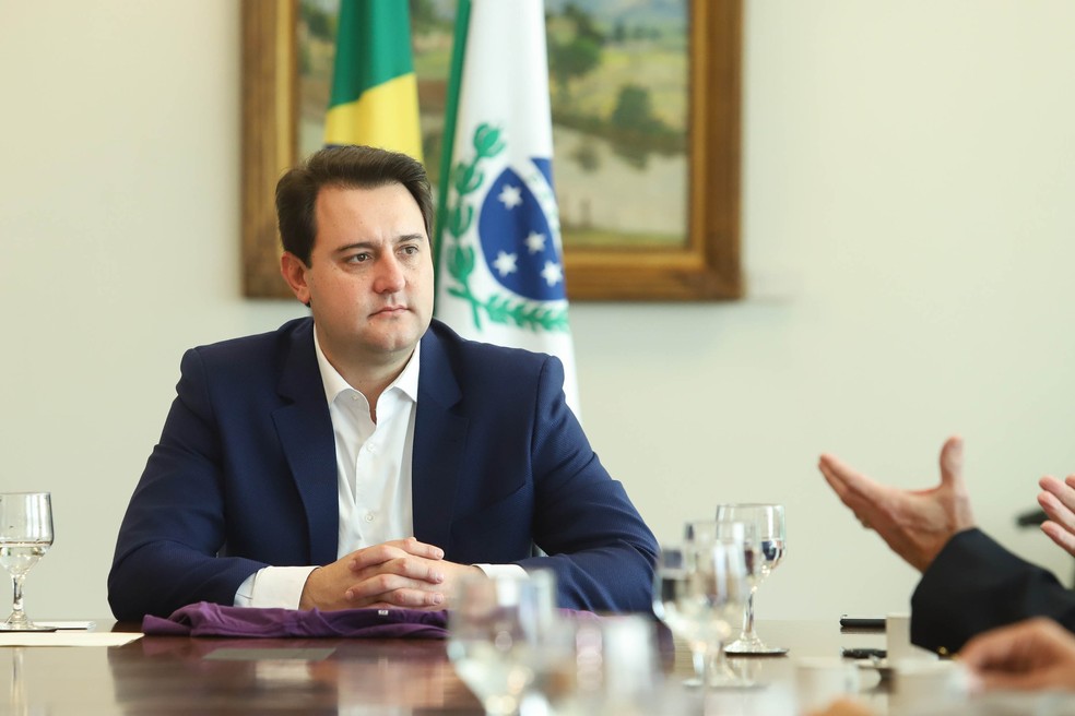 Governador Ratinho Junior — Foto: Rodrigo Felix Leal/AEN