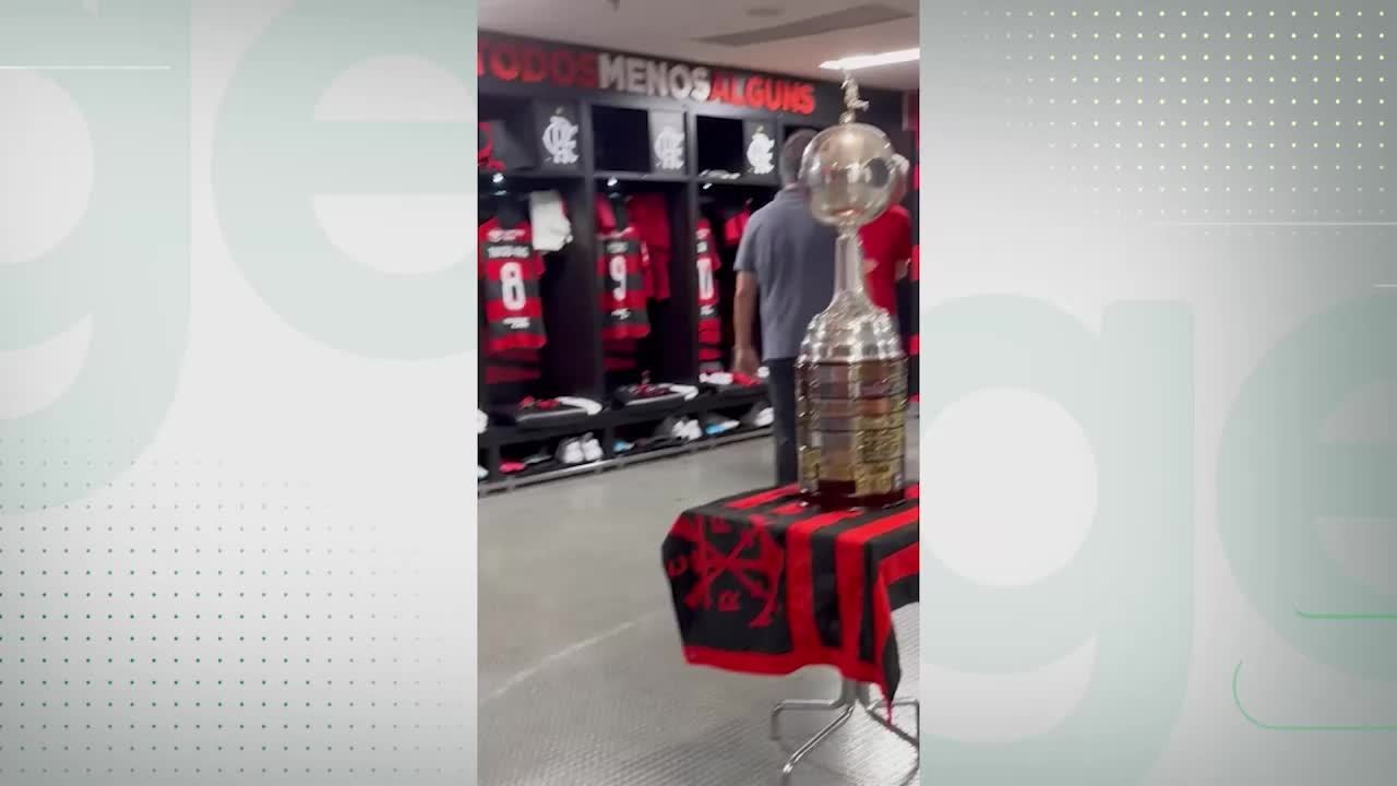 Flamengo prepara surpresa para jogadores no vesti&aacute;rio antes do cl&aacute;ssico com Vasco