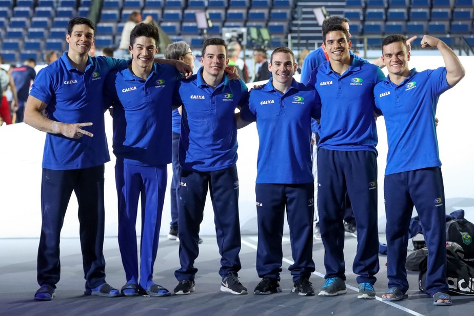Rivais ficam para trás no Mundial de Ginástica, e equipe masculina do Brasil fatura vaga olímpica