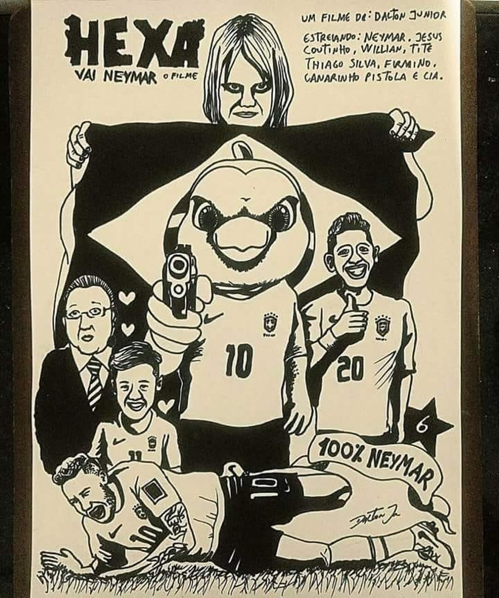 Brasil x México (Foto: Reprodução)