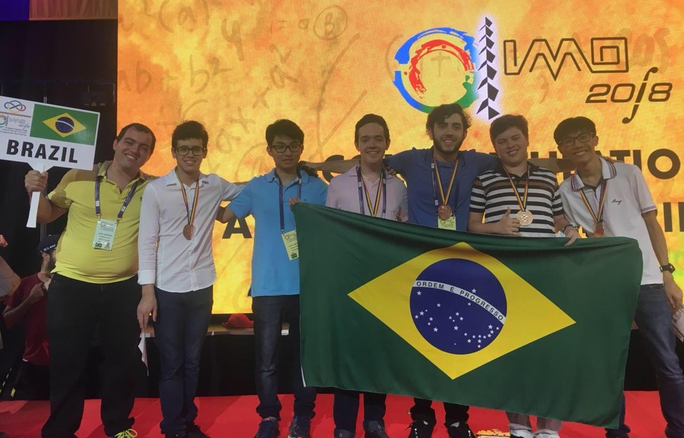 Brasil teve seis alunos medalhistas na edição 2020 da Olimpíada Internacional de Matemática e país fica em 10º lugar entre 105 nações participantes — Foto: Pedro Cabral/Arquivo pessoal