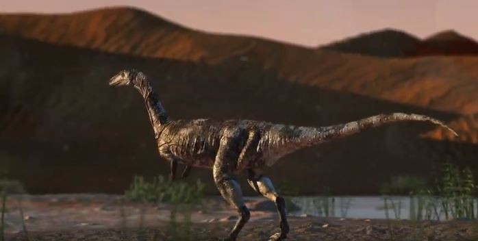 Vespersaurus paranaensis foi descoberto no Paraná (Foto: Reprodução/ Youtube)