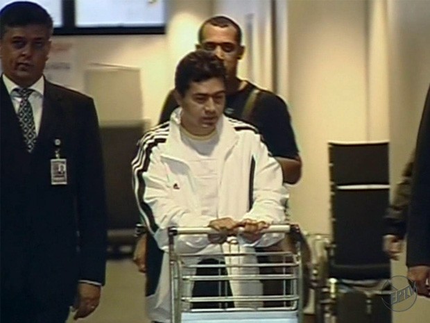 Suspeito de liderar quadrilha internacional é preso em Cássia (Foto: Reprodução EPTV)