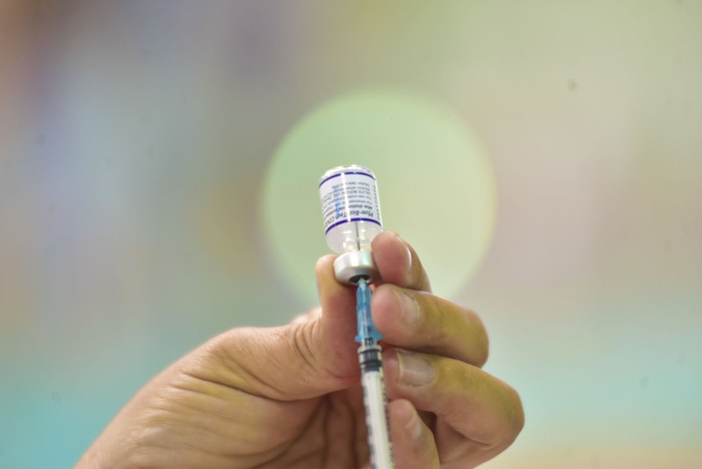 Vacina contra a Covid — Foto: Prefeitura de Jundiaí/Divulgação