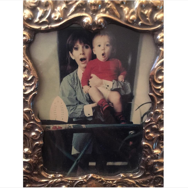 A atriz Carrie Fisher com a filha, Billie Lourd (Foto: Instagram)