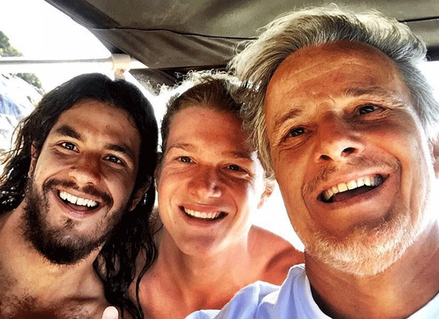 Diogo, Pedro e Marcello Novaes (Foto: Reprodução/Instagram)