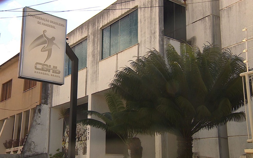 Sede da Confederação Brasileira de Handebol (CBHb) , em Aracaju — Foto: Reprodução/TV Sergipe