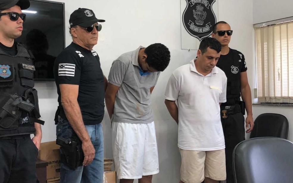 Ex é preso suspeito de ajudar a matar cabeleireira desaparecida de Inhumas (Foto: Murillo Velasco/G1)