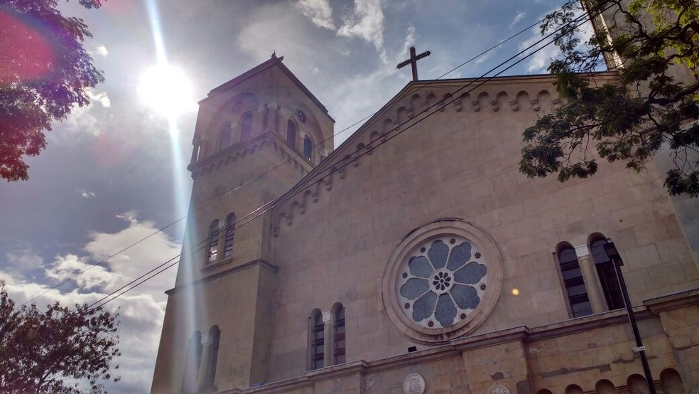 Imagem está na Catedral de Sant'Anna, em Mogi das Cruzes — Foto: Maiara Barbosa/G1