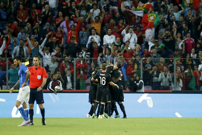 Gol de Eder Portugal x Itália (Foto: Reuters)