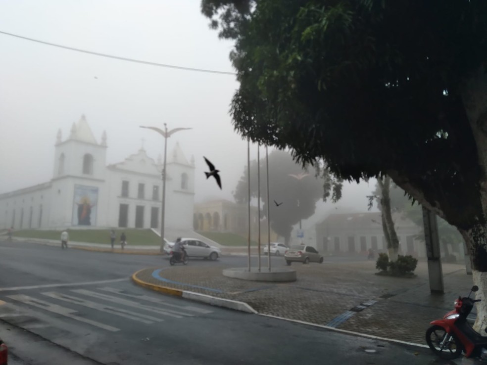 Choveu em 116 municípios no intervalo entre as 7h deste domingo (31) e as 7h de hoje. Viçosa do Ceará amanheceu com clima bem ameno nesta segunda. — Foto: Gilton Barreto/Arquivo Pessoal