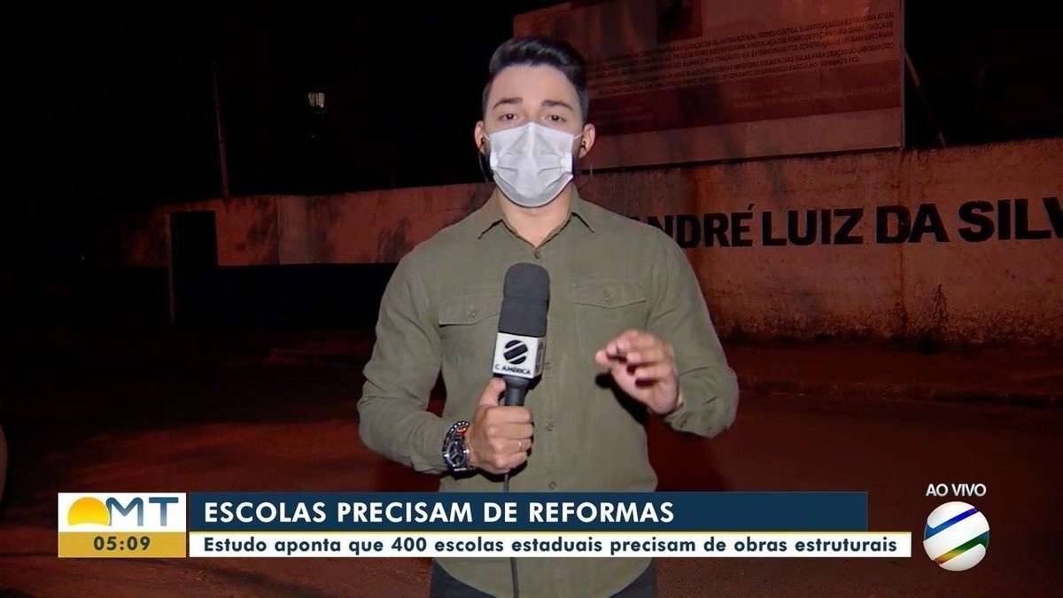 MT tem escolas que não retornaram aulas presenciais por estrutura precária e necessidade de reforma