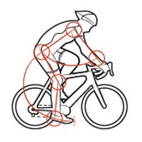 Postura sobre a bike (Foto: Ilustração)