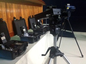 PRF/Amapá vai usar dois radares e etilômetros durante operação (Foto: Fabiana Figueiredo/G1)