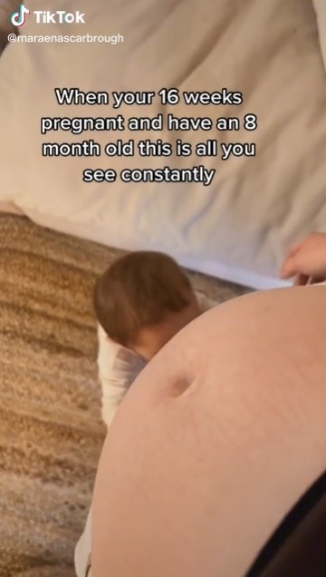 Mãe conta que planejou gravidez com intervalo próximo (Foto: Reprodução/TikTok)
