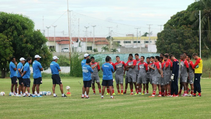 América-RN - treino - jogadores - CT (Foto: Canindé Pereira/Divulgação)