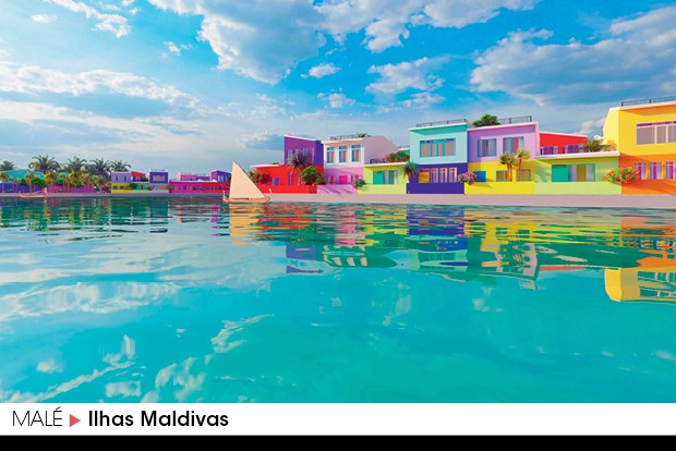 Além do Vale - As Ilhas Maldivas estão construindo uma cidade flutuante em uma laguna a dez minutos de barco de Malé, a capital do país (Foto: Divulgação)