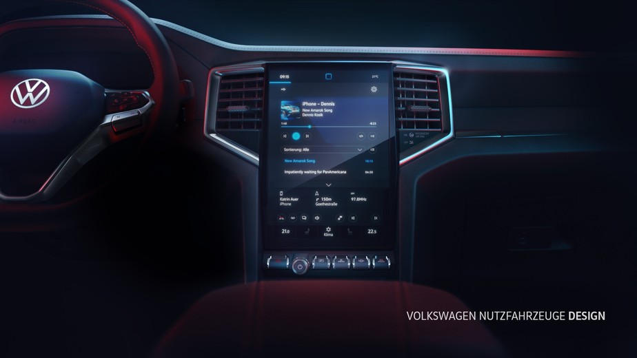 Nova Volkswagen Amarok 2023 terá central multimídia gigante no estilo dos  carros da Tesla | Carros | autoesporte