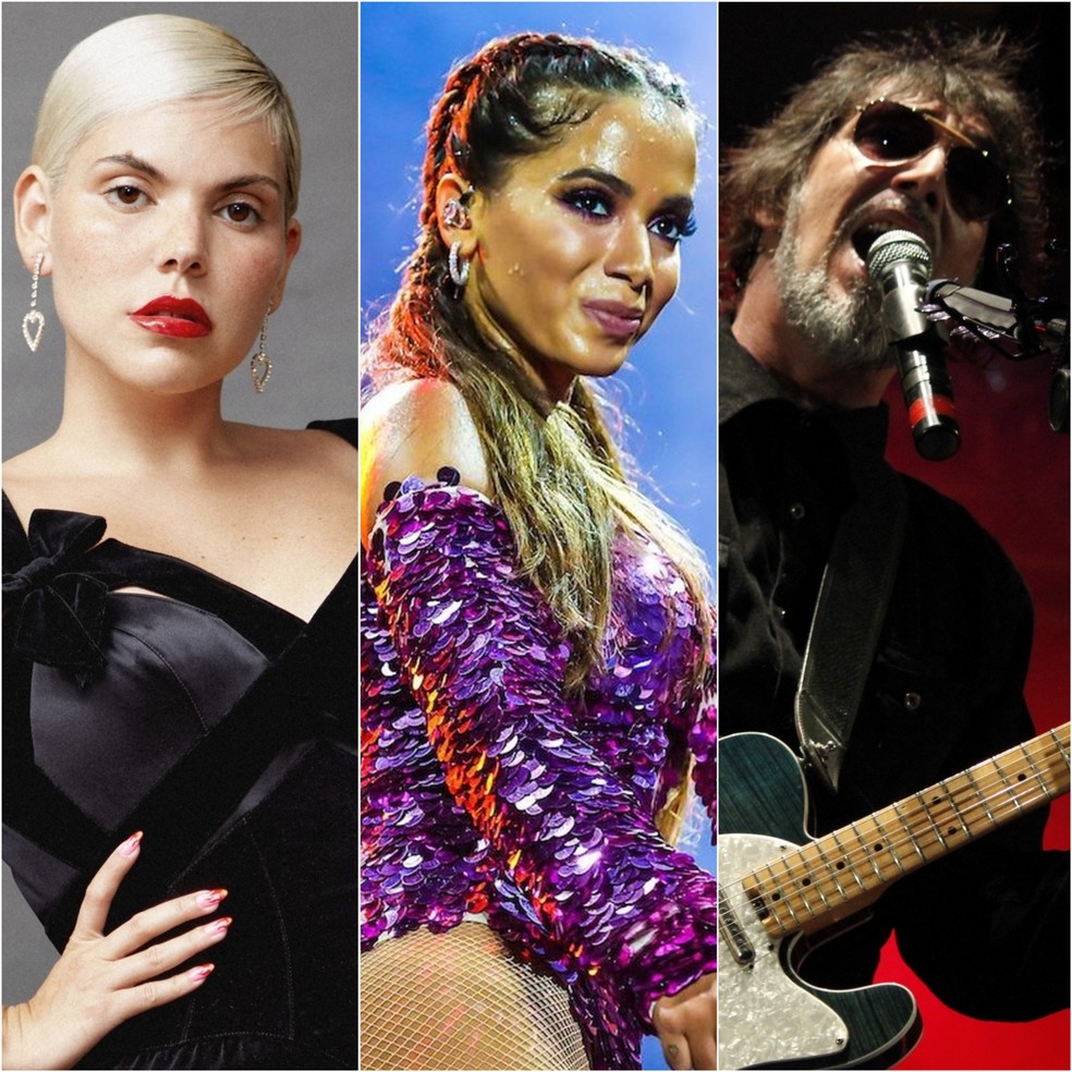 Duda Beat, Anitta e Lobão fazem lives nesta quinta-feira (14) — Foto: Divulgação