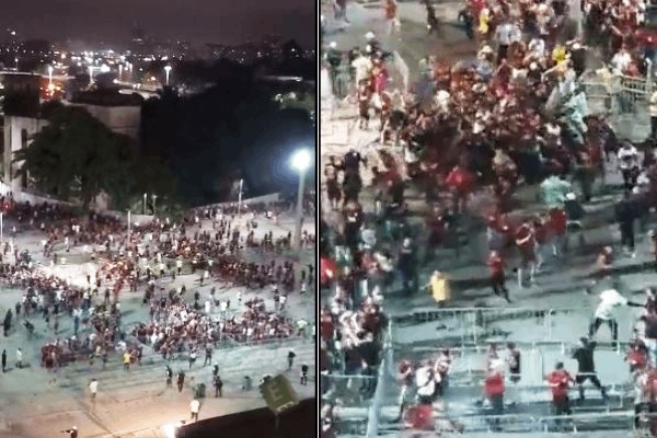 Flamengo x Atlético-MG no Maracanã tem tumulto e invasão ao estádio