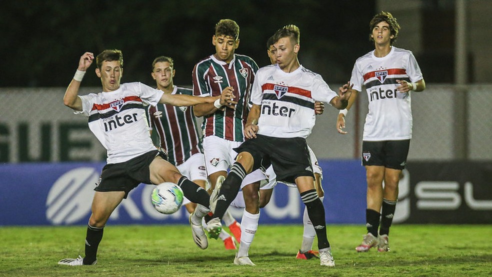 Fluminense x São Paulo na final da Copa do Brasil Sub-17 — Foto: Lucas Merçon / Fluminense FC