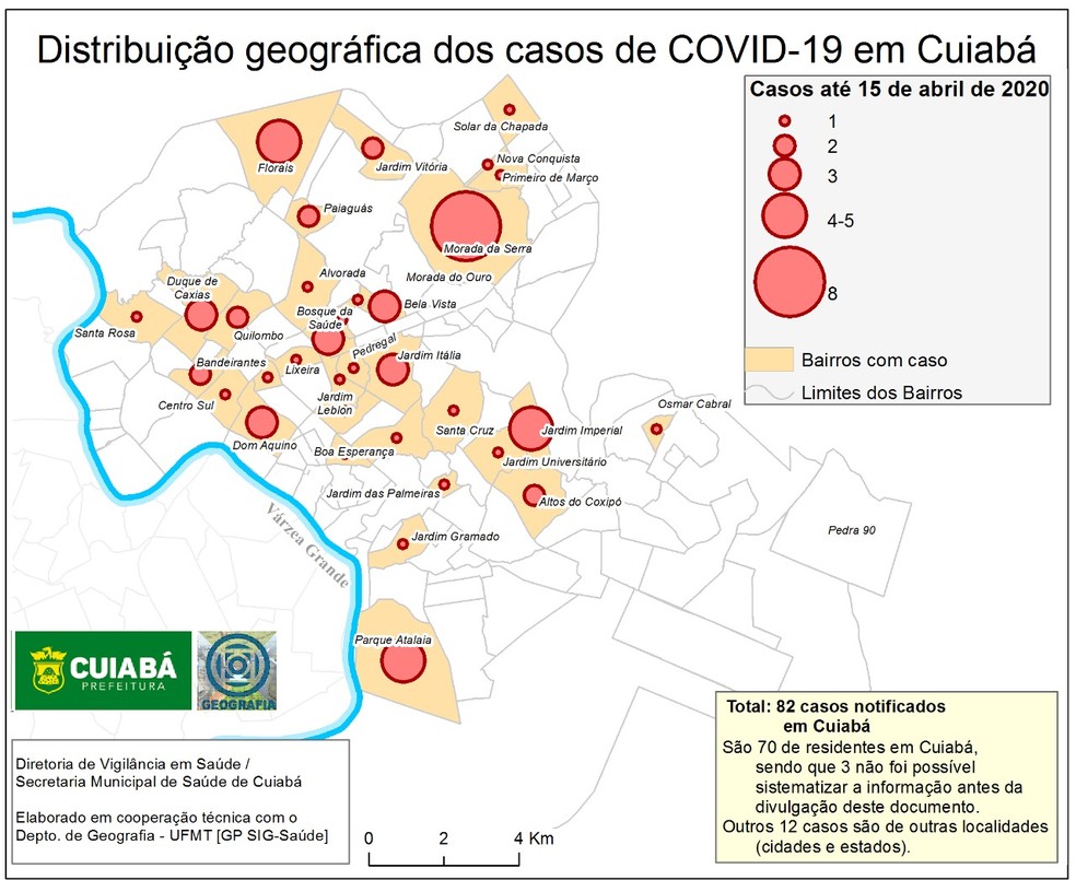 Transmissao De Covid 19 Chega Em 30 Bairros De Cuiaba Aponta