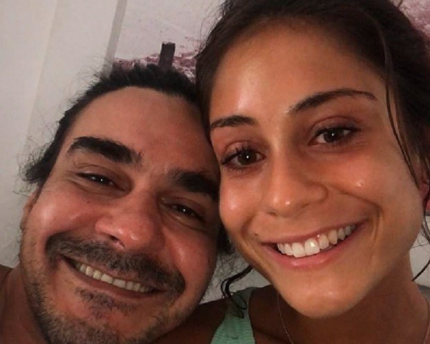 André Gonçalves e a filha caçula, Valentina (Foto: Reprodução/Instagram)