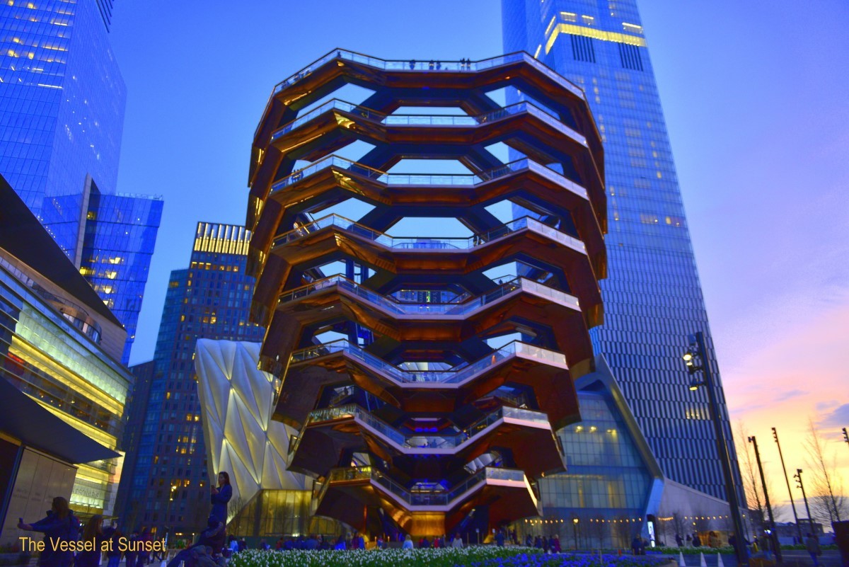 O prédio The Vessel, construído em Manhattan, Nova York, foi fechado depois de várias pessoas cometerem suicídio no local  (Foto: Flickr / Diane Wildowsky / CreativeCommons)