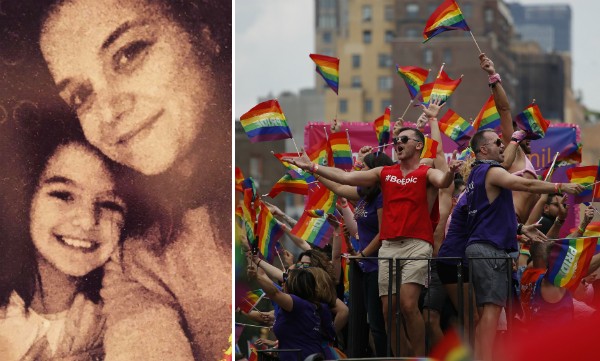 Suri Cruise, filha de Tom Cruise e Katie Holmes, foi vista vendendo limonada durante a parada gay de Nova York (Foto: Instagram/Getty Images)