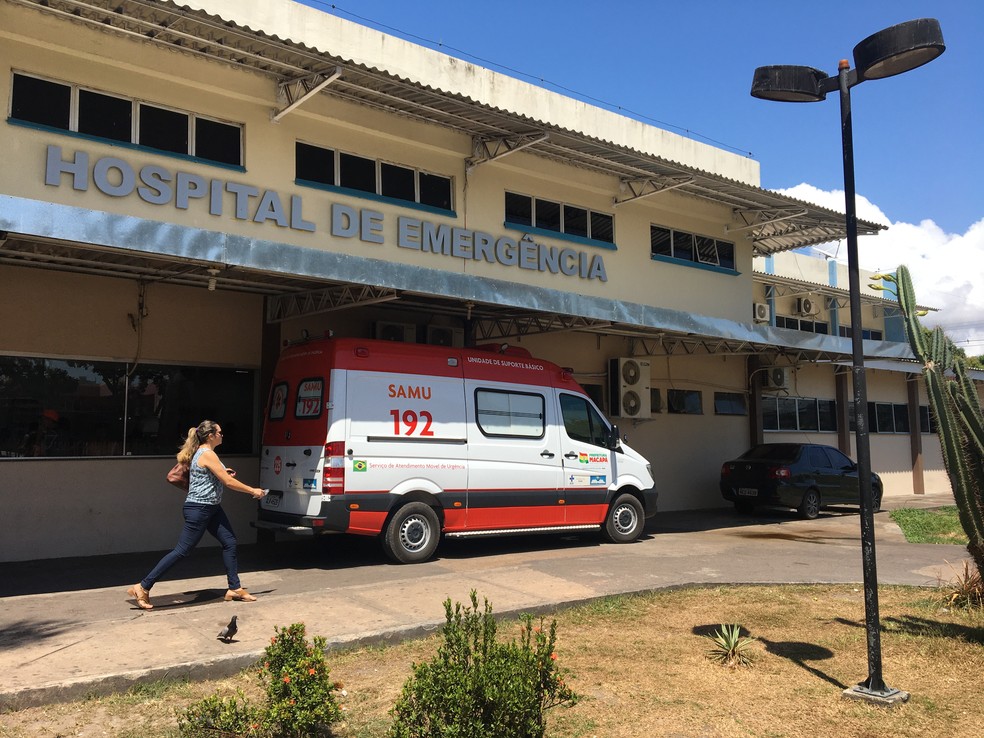 Vítimas foram encaminhadas para o Hospital de Emergência, Macapá — Foto: Caio Coutinho/G1