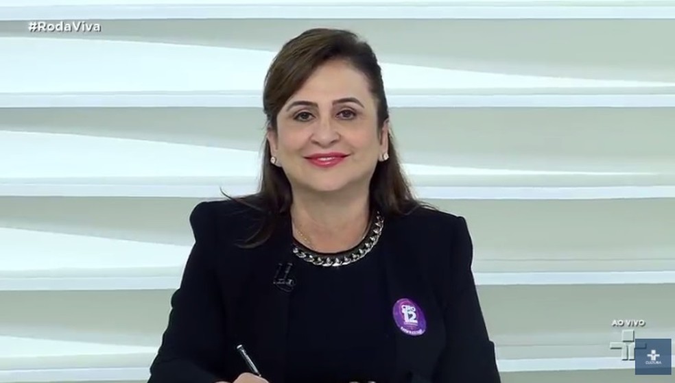 Kátia Abreu (PDT), candidata a vice-presidente na chapa de Ciro Gomes (PDT) — Foto: Reprodução