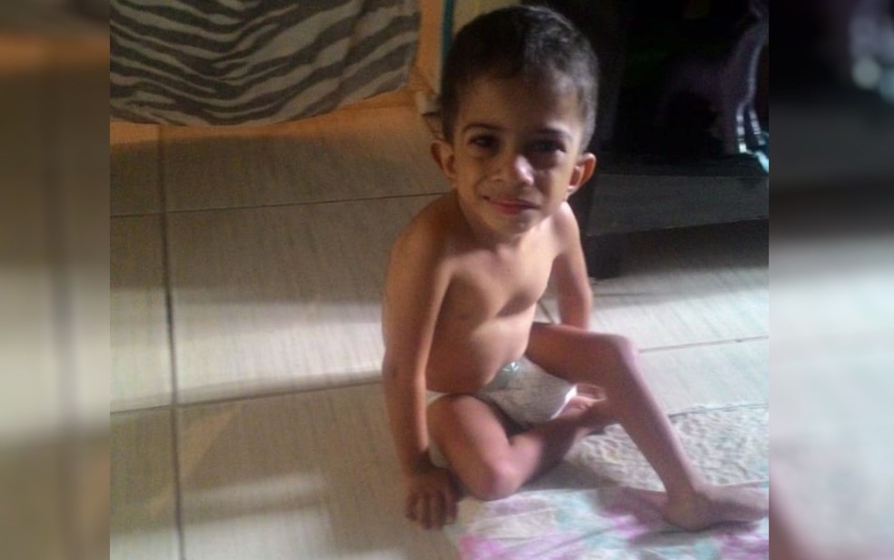 Davi Gonzaga, de 4 anos, em Goinia, Gois  Foto: Arquivo pessoal/Nbia Cristina Gonzaga