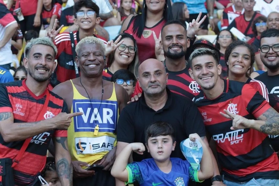 'Sampaoli da Torcida' foi ao Maracanã no domingo