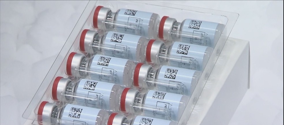 Vacina da Janssen contra Covid-19 — Foto: TV Globo