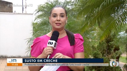 Professores trancam salas após suspeito de furto invadir creche em Palmas