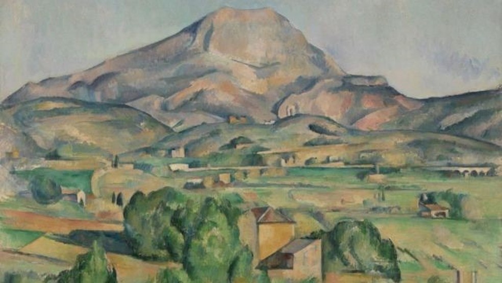 Cézanne pintou várias vezes o Mont Sainte-Victoire, no sul da França — e uma destas obras será incluída no leilão — Foto: Getty Images via BBC